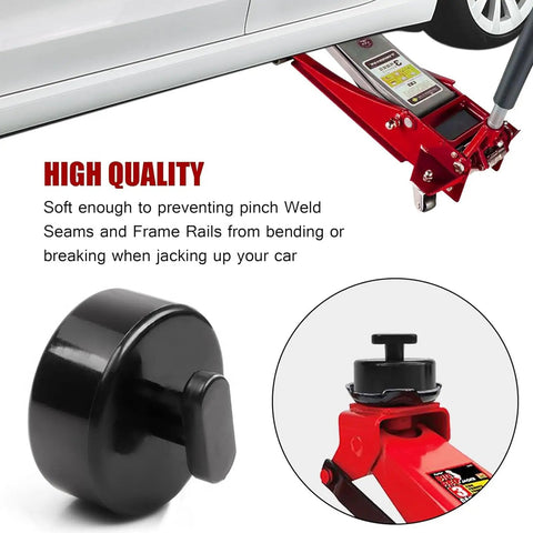 Corvette Lift Pucks Two Pack Floor Jack Pad Set For Safe Jacks On C5 C6 C7 And C8 Models 2011 To 2019 on red jack under car