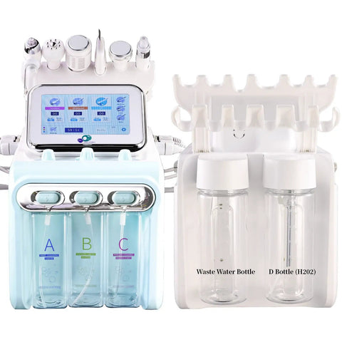 6 In 1 Facial Machine For At Home Spa Grade Skin Care Device With Deep Cleansing Pore Tightening Hydration And Anti Aging Benefits