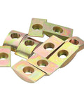M8 Half Moon Lock Washers Set Iron Solid Half Moon Spacers And Spacer Connectors Hardware Fittings 12 Pieces for automotive