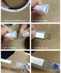 Assembly process of RGB LED Neon Rope Light Strip 10m Waterproof Dimmable With 24 Key Remote AC110120V in six steps