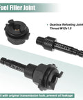 4 Piece Transmission Oil Filling Tool Adapter Set for Mercedes Benz 2015 and Up 725 Gearbox, 9 Speed Fuel Filler Joint
