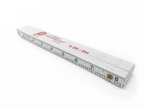 FR-72 Carpenter's Folding Rule Built Tough Workhorse Lightweight Composite Ruler with easy-read inches and metric markings.