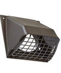 Brown Plastic Dryer Vent Hood With Removable Screen And Damper Keeps Out Weather And Debris UV Inhibitor For Extra Durability