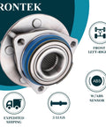 Front Wheel Hub And Bearing Assembly 513121 2 Pack Direct Fit For Cadillac Eldorado Seville DeVille DTS With ABS 5 Lug