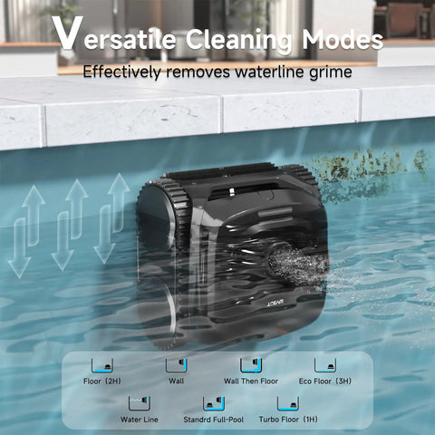 C2 Cordless Robotic Pool Cleaner For Inground Pools With Dual Filtration 180 Minute Run Time Wall And Waterline Cleaning