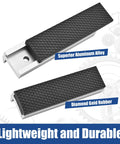 4 Inch Magnetic Vise Jaws Soft Jaws Set For Bench Vise Fits Kurt Vise Jaws Durable Aluminum With Rubber Surface