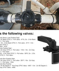 2 Port 3 Port Pool Valve Rebuild Kit for Jandy Gray Valves 4715 4716 4717 installed on plumbing system