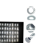 Grade 5 Coarse Thread Hardware Fastener Kit With 2992 Piece Bolt Screw Nut And Washer Set for Drywall Wood Metal Projects close-up