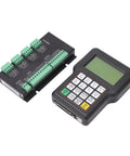 Offline DSP CNC Pro Grade Engraving Machine Handheld Controller 24V With 8 Core CPU Motion Control Dual High Precision And High Speed Modes Complete Connection Accessories USB U Disk File Reading Hardware Lock Encryption For Flexible On Site Carving, handheld controller and wiring module