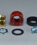 315Amp Dinse Style TIG Welding Cable Panel Connector Plug And Socket Set DKJ35-50 DKZ35-50 Black And Red Quick Fittings