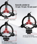 Rock Solid Woodturning Steady Rest For 12 14 And 16 Inch Swing Lathes with adjustable sizes for wood lathe applications.