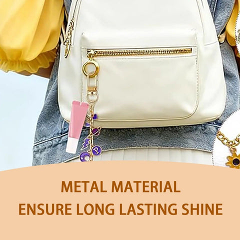The Real Deal On DIY Keychain Crafting Comes In This Huge Kit Loaded With Iron Clasps Extender Chains Cards And Zip Pouches Plus Ropes To Build Sick Custom Keys Anyone Will Love It Done In Hours Perfect For Rainy Afternoons Or Group Time At Home Now. metal keychain clip on white bag with pink charm