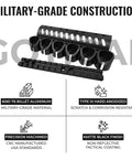 Side Saddle Shell Holder For 500 590 And Shockwave Shotguns 6 Shell Carrier With 13 Slot Aluminum Rail Mount