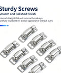 Get Your Custom Cut Stainless Steel Hose Clamp With 6.56 Foot Adjustable Metal Strap And Quick Screw Fasteners For Super Durable Leaky Pipe Fixes On All Kinds Of Plumbing Jobs Today, stainless steel screw fasteners