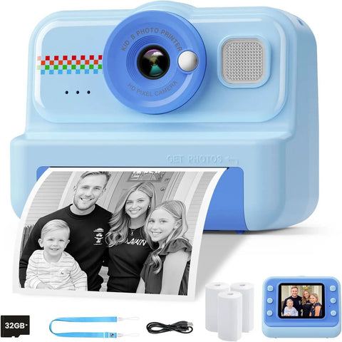 No Ink HD Thermal Print Paper For Kid Friendly Instant Cameras Six Roll Pack In Black And White 6 Meters Of Crisp Photo Print For Mini Instant Print Cameras Easy Refill Durable Thermal Coated Paper, camera print roll