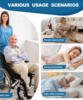 Image showing various usage scenarios for Ultra Absorbent 30x36 Disposable Bed Pads With Rapid-Dry Core And Waterproof Backing For Overnight Leak Protection.