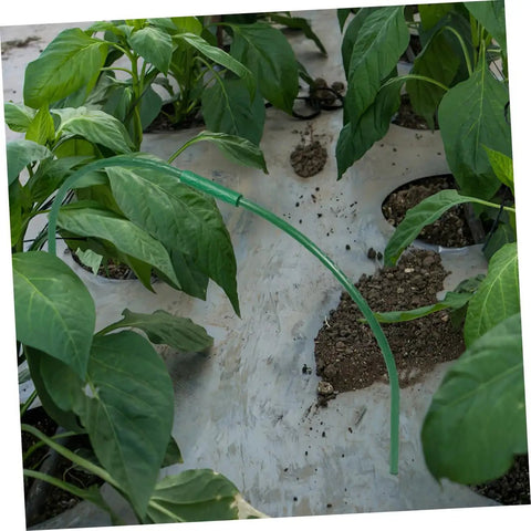 Arch Shaped Greenhouse Frame Kit With Plant Support Rack For Shade Net And Insulation Film, Washable And Reusable, Folds Flat For Easy Storage, Keeps Your Greens Safe From Frost, Birds, And Harsh Sunlight