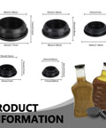 Get This Awesome 24 Piece Black Silicone Rubber Hole Plug Assortment Kit with Secure Box For sealing pipes and machinery holes perfectly. Five practical sizes including five eighths inch to one and half inch make this durable set perfect for any tough. black silicone rubber plug sizes for bottles and holes, 16mm to 38mm