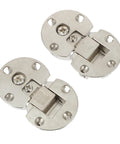 Two Pack Zinc Alloy Folding Cabinet Hinges With Smooth Movement, Lightweight 90 Degree Concealed Door Hinges For Wooden Furniture