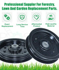 Two Pack Idler Pulley Kit 4.25 Inch Drop In Replacement For Cub Cadet RZT 50 with highlighted features