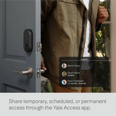 No Sweat Retrofit Smart Wifi Deadbolt For Truly Seamless Keyless Entry With Phone App Control And Unlimited Virtual Passcodes To Lock Down Your Front Door In Sleek Black