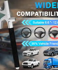 Heavy Duty Steering Wheel Lock Security Bar With Retractable Design for wider compatibility and universal fit