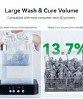 2 In 1 Resin 3D Printer Wash And Cure Station UW03 with large wash and cure volume for efficient 3D model processing