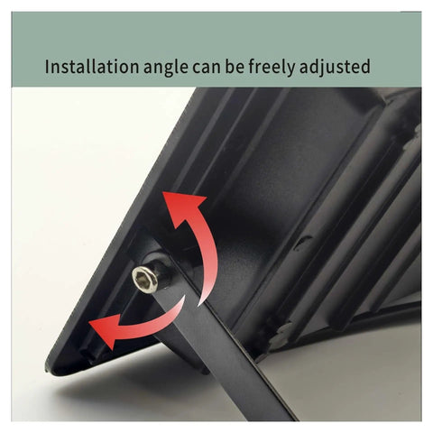 AOTTSD Outdoor LED Floodlight 50W 100W 200W, IP66 Waterproof Super Bright (4000K,100W) adjustable installation angle detail