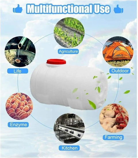 Outdoor Water Storage Tank For Camping And Home Use, Huge Capacity 50L To 340L, Heavy Duty Portable Water Barrel with multifunctional uses.