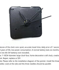Clock Movement Replacement Part For Wall Clocks, Battery Operated Quartz Mechanism Repair Kit, DIY accessory
