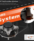 Front Wheel Bearing And Hub Assembly For 2018 2019 2020 Ford F150 Expedition And Lincoln Navigator RWD 6 Lug Low Runout ABS Sensor Compatible 2WD