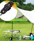 Heavy Duty Lock Grip Tarp Clips 30 Pcs used on awning with camping setup, durable outdoor gear for quick tension and secure holds