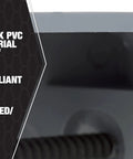 Close-up of MSB1G One Gang Device Box With Depth Adjustable Heavy Duty PVC Construction in gray, featuring thick PVC walls.