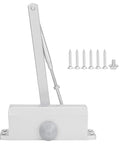 Heavy Duty Aluminum Alloy Hydraulic Door Closer Commercial Grade Self Closing System with screws