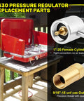 5430 Stove Pressure Regulator Replacement Part Compatible With Coleman Classic Grill PowerPack Triton Portable Propane