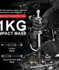 Person using 24-Piece Slide Hammer Kit For Auto Repair And Dismantling, Dowel Pin Puller with threaded adapter on engine part