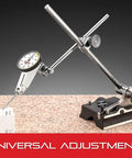 Gage Rod For Dial Test Indicators, Precision One Quarter Inch Diameter By Six Inch Length on magnetic base