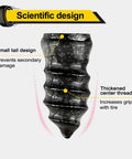 Close-up of a scientific design tire repair screw from the 60 Piece Tire Repair Screws Kit For Tubeless Tires With Two Sizes