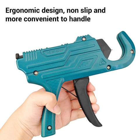 One Hand Operated Ratchet PVC Pipe Cutter For Plastic Pipes PEX PPR Hoses, Smooth Quick Cuts Up To 42mm in ergonomic grip