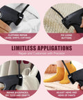 DIY Quick Stitch Sewing Gun Kit With 6 Mini Needles And 4000 Fasteners for clothing repair, buttons, and hems.
