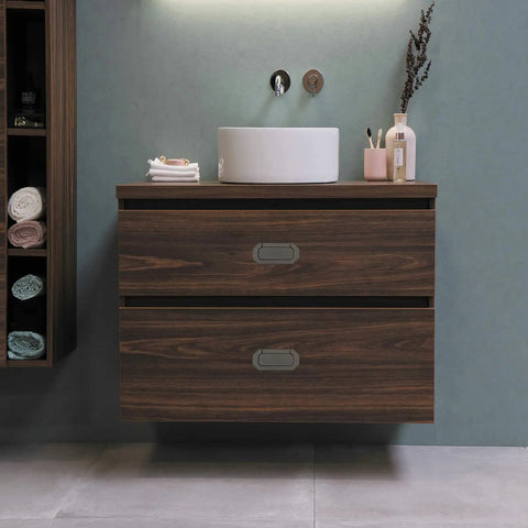 Double vanity drawers with Six Pack Recessed Drawer Pulls Trap Door Pull For Cabinets And Closets, sleek zinc alloy design.