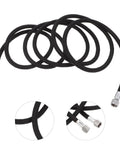 Flexible Airbrush Hose Extension With Gotta Love Flexibility And Plug And Play Quick Connect For Smooth Spray Painting Flow Plus Universal 1/8 Connector For Zero Hang Ups, black woven polymer tubing.