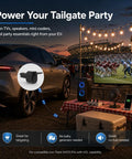 Essential Badass NACS V2L Adapter turns electric rides into mobile power hubs for tailgate parties, powering TVs and coolers.