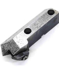 Modified Lathe Turning Tool Holder One Inch Shank Three Point Eight Eight Five Inches Long, rugged metal tool for heavy machining.