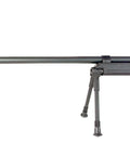 Beefy Heavyweight Spring Airsoft Sniper Rifle With Precision Tuning Over 450 FPS showing bipod and barrel