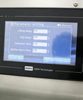 Control panel display for Heavy Duty Automatic Desktop Liquid Filler Quad Head Magnetic Pump for precise liquid filling.