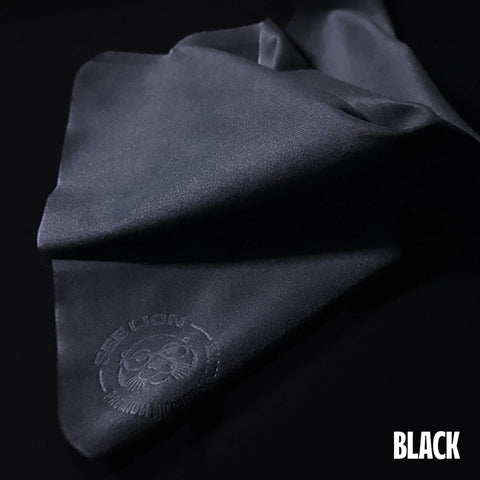 Cellhelmet See Lion Swipes microfiber lens cleaning cloths, ultrasoft, black/navy, 2-pack