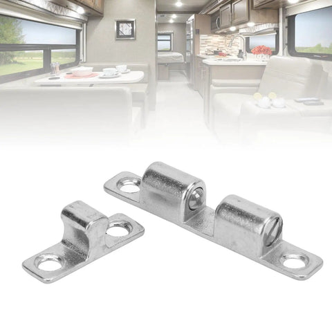 Dual Ball Tension Cabinet Door Latch In 316 Stainless Steel Heavy Duty Roller Catch For Tight Closures On Cabinets Closets RVs