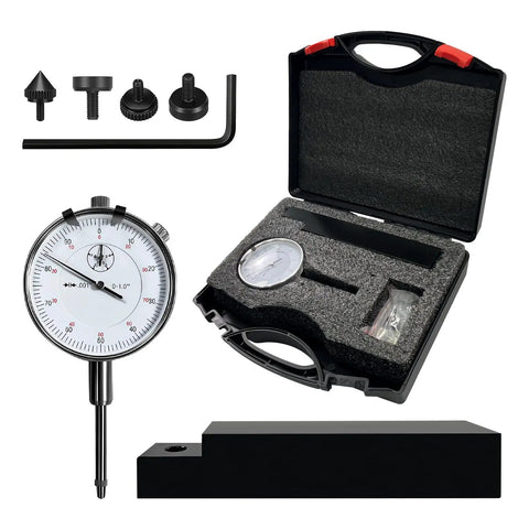 Pro Grade Sleeve Height And Counter Bore Gauge for all diesel engines with 0-1.00 inch range, including case and attachments
