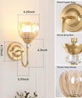 Two Pack Vintage Battery Powered Wall Sconces With 5000mAh Rechargeable Battery Remote Control Dimmable Tulip Amber Shades Wireless Easy Install For Bedroom Living Room And Bathroom featuring brass finish and tulip amber shades dimensions